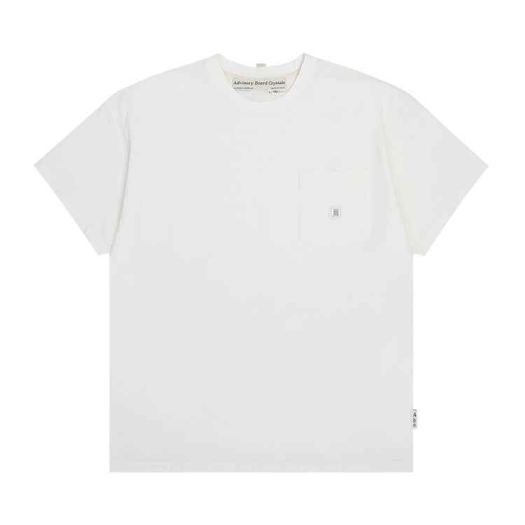 Advisory Board Crystals Hologram Short Sleeve Tee White