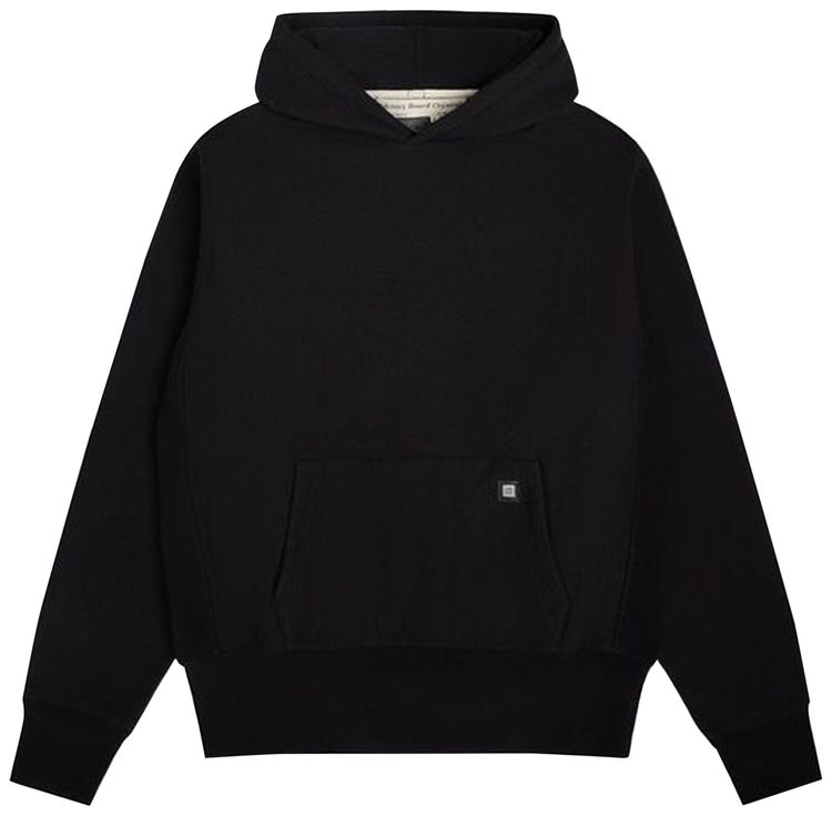 Advisory Board Crystals Hologram Fleece Terry Pullover Hoodie Black