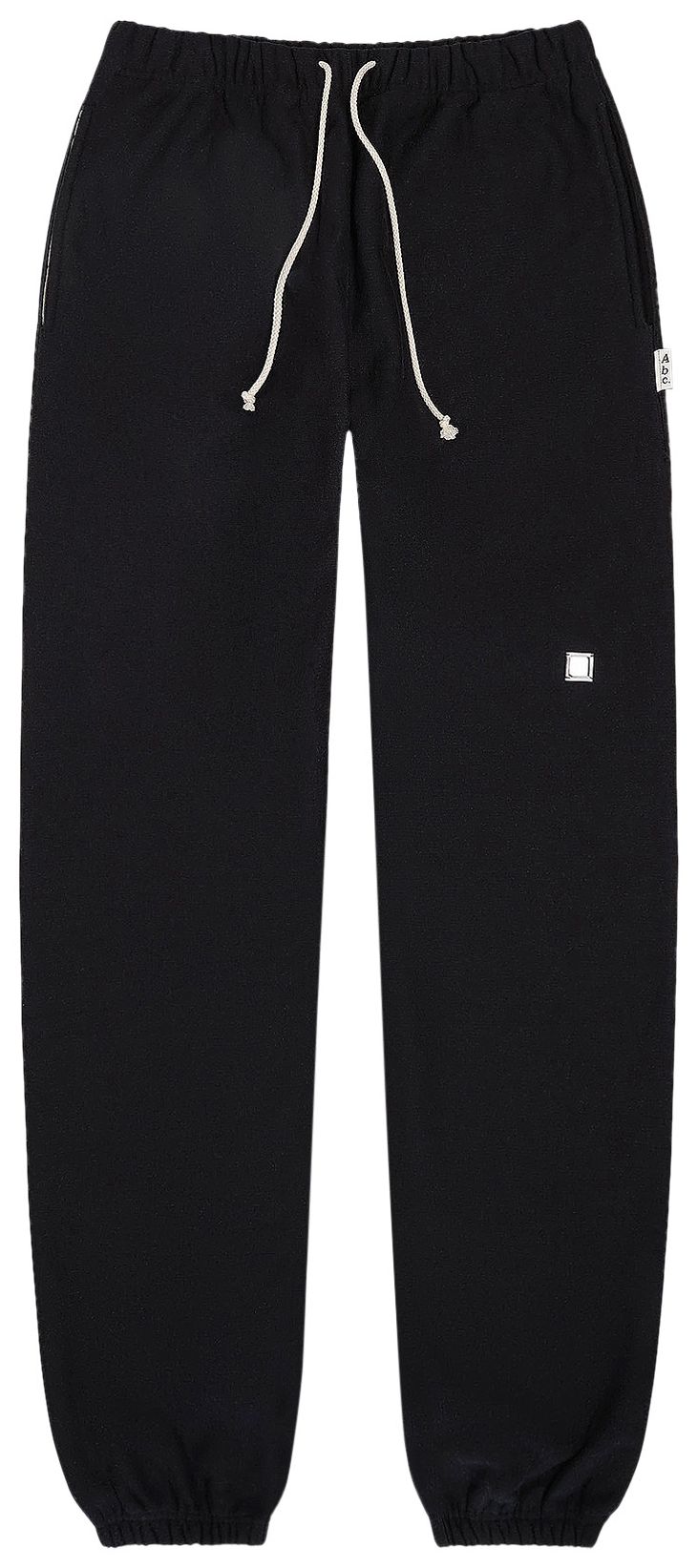 Advisory Board Crystals Hologram Fleece Terry Sweatpants Black