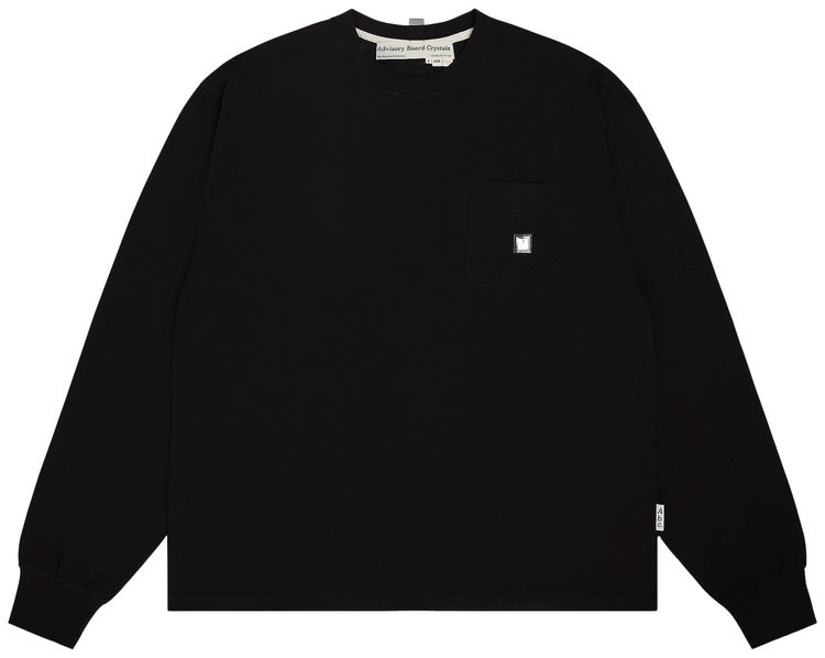 Advisory Board Crystals Hologram Long Sleeve Tee Black