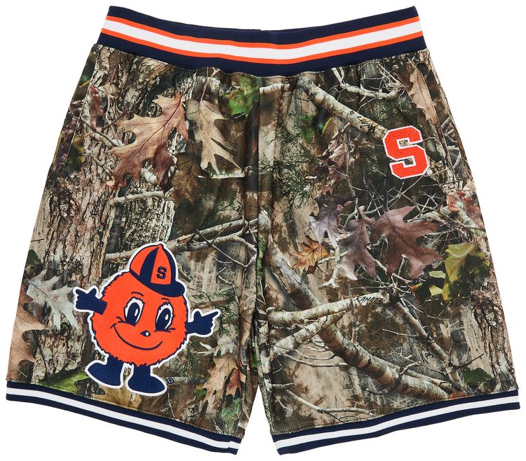 Supreme x Mitchell  Ness NCAA Basketball Short TrueTimber Kanati Camo