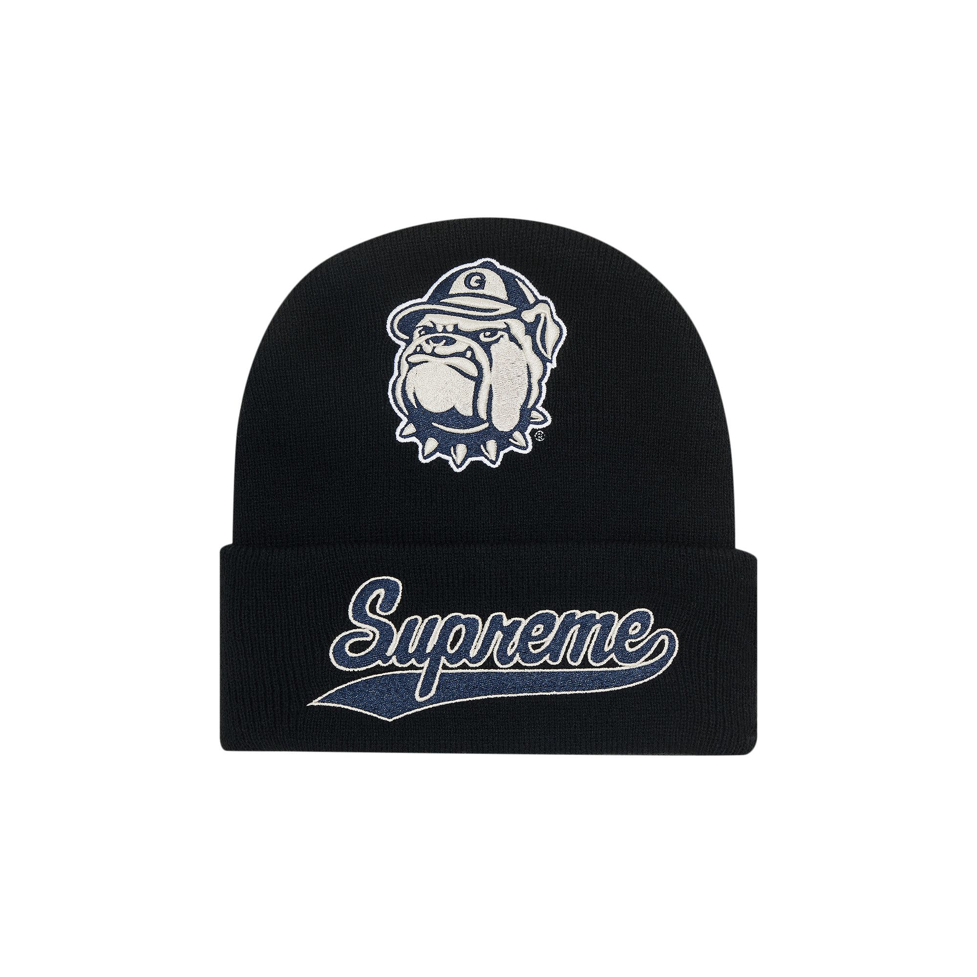 最新最全の & Mitchell x Supreme Buy Ness FW24BN27 - 'Black' Beanie NCAA 帽子