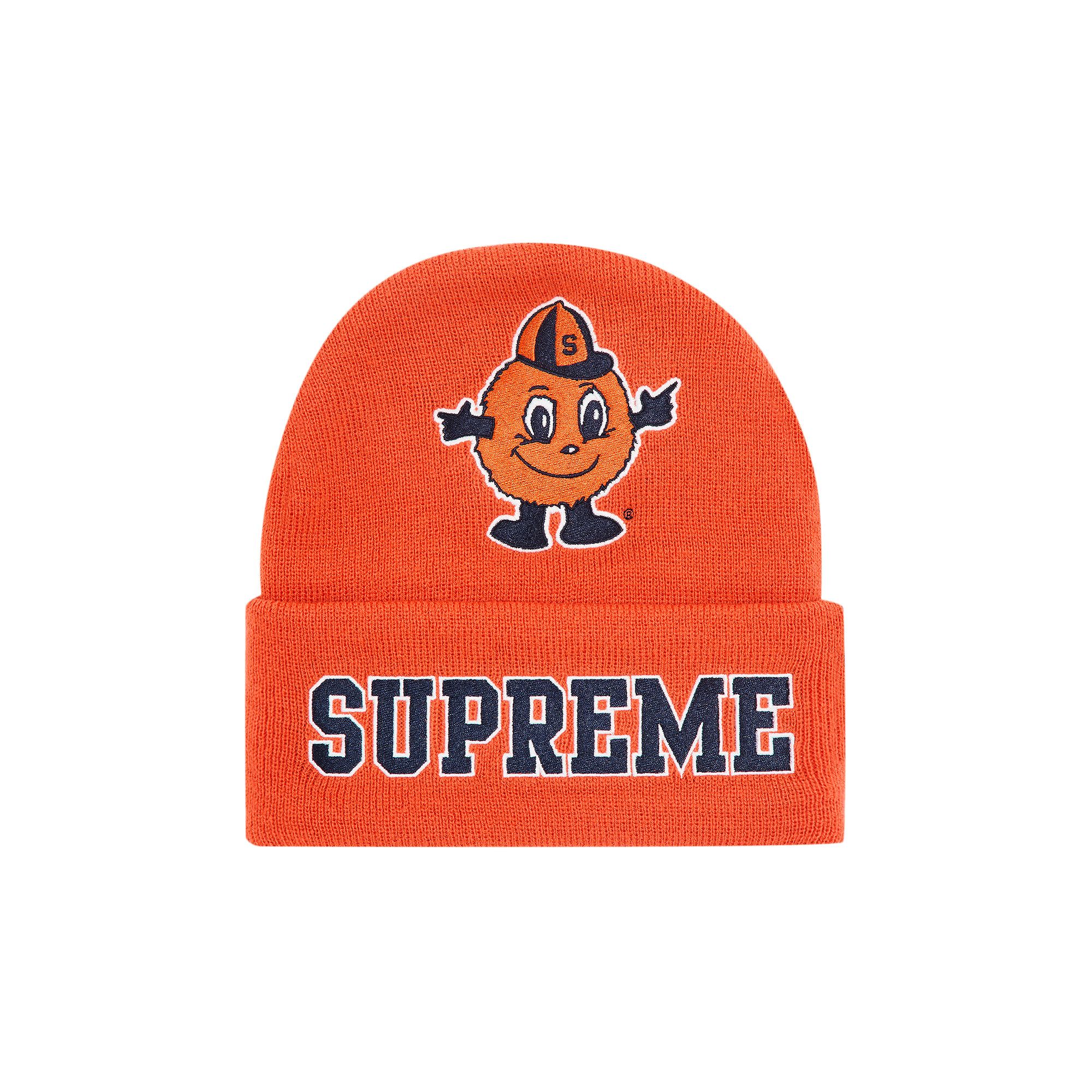 Buy Supreme x Mitchell & Ness NCAA Beanie 'Orange