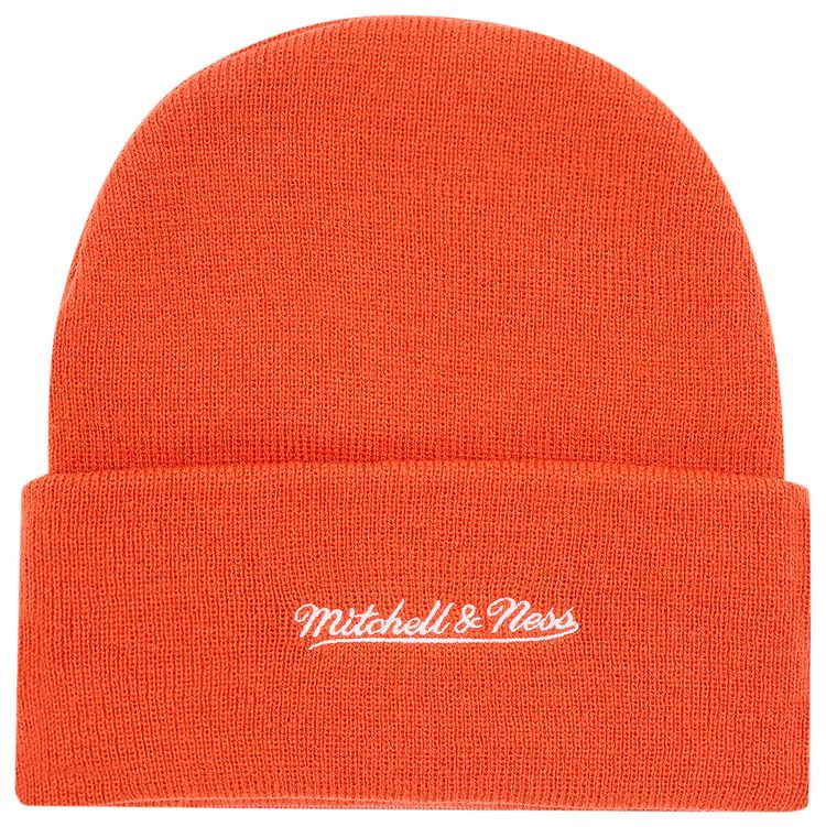 Supreme x Mitchell  Ness NCAA Beanie Orange