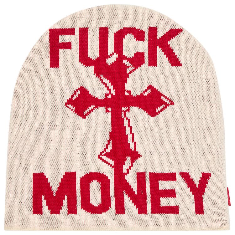 Supreme Fuck Money Beanie Stone