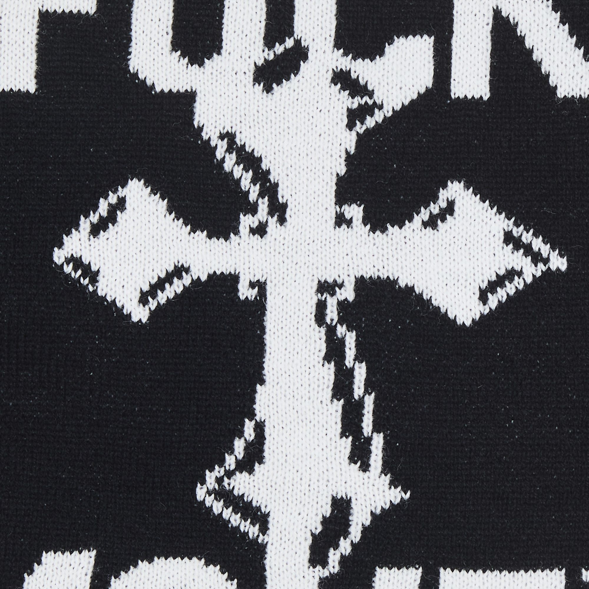 Supreme SS25 Fuck-Off Acrylic Cuffed Knit Beanie Black One