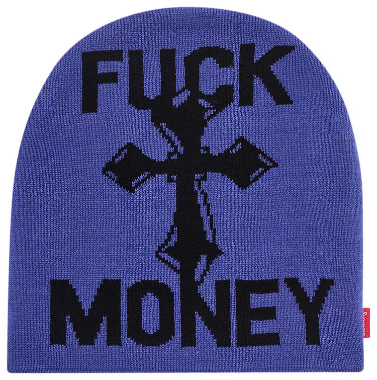 Supreme Fuck Money Beanie Royal