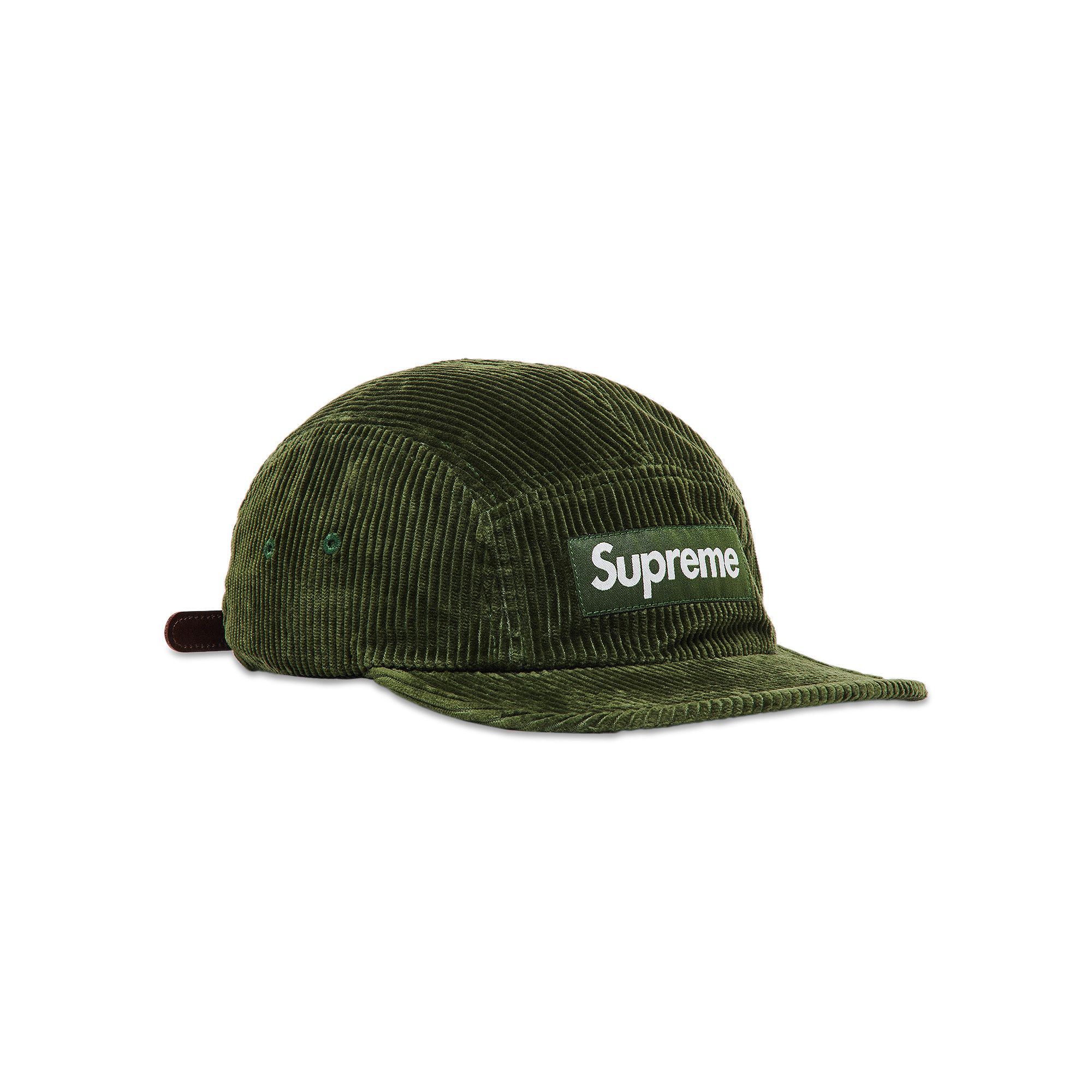 Buy Supreme Corduroy Camp Cap 'Green' - FW24H86 GREEN | GOAT AE