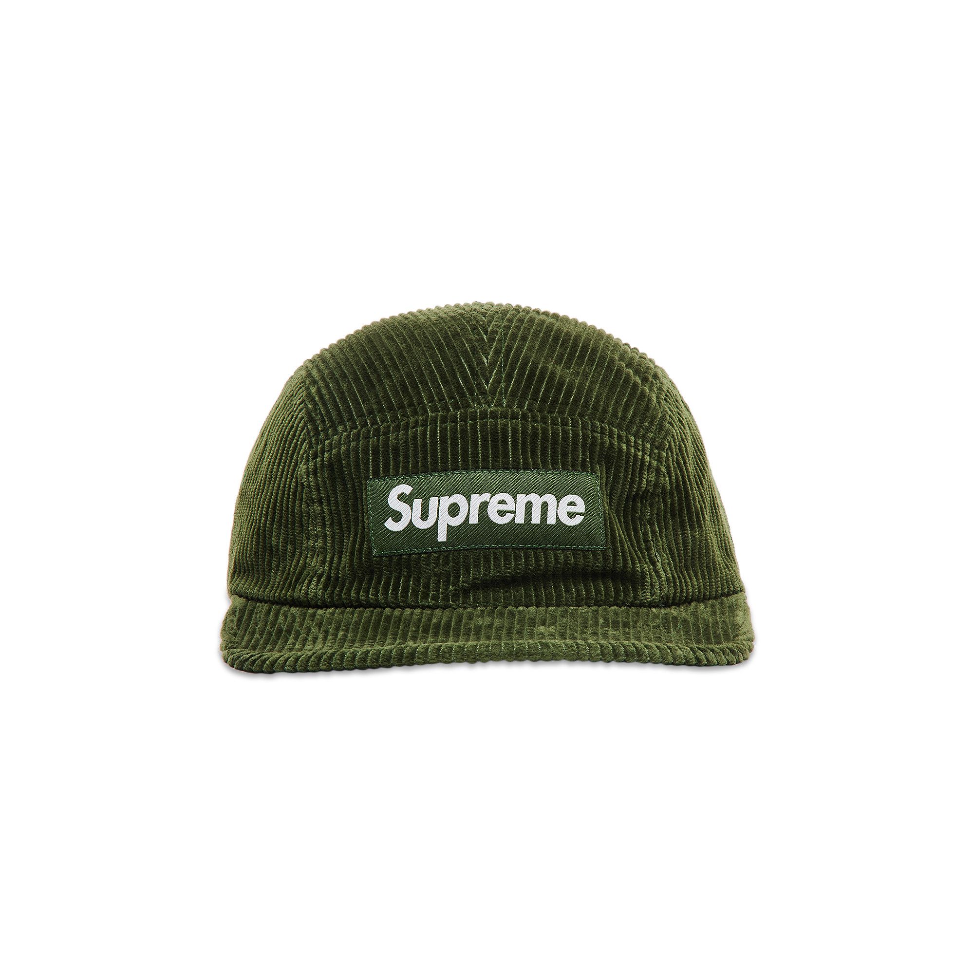 Buy Supreme Corduroy Camp Cap 'Green' - FW24H86 GREEN | GOAT