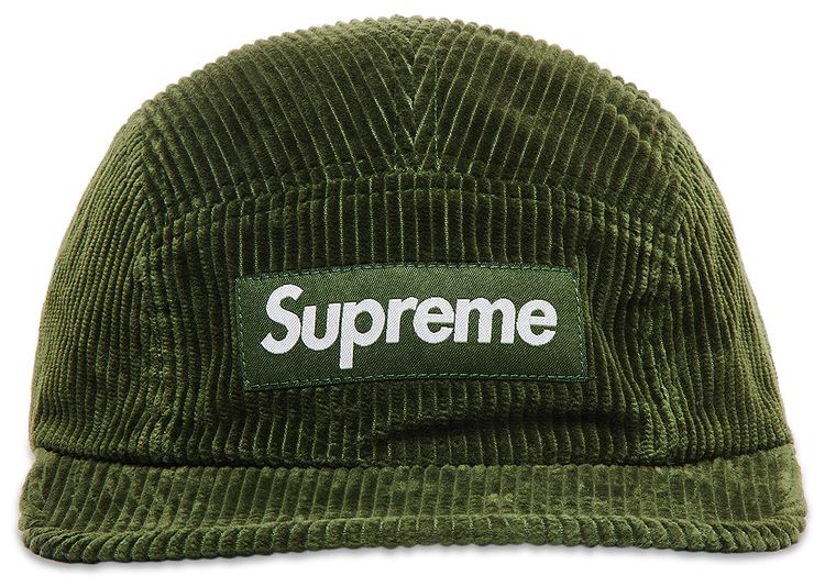 Supreme Corduroy Camp Cap Green
