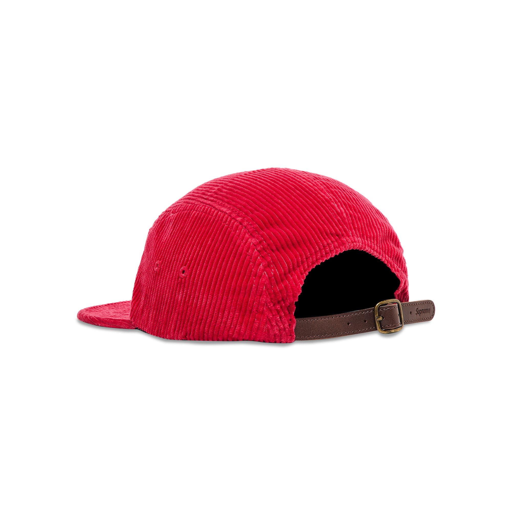 帽子 Supreme Corduroy Camp Cap \"Light Red\" Supreme Corduroy Camp Cap (FW23) Red - FW23 - US