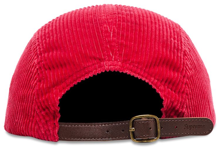 Supreme Corduroy Camp Cap Red
