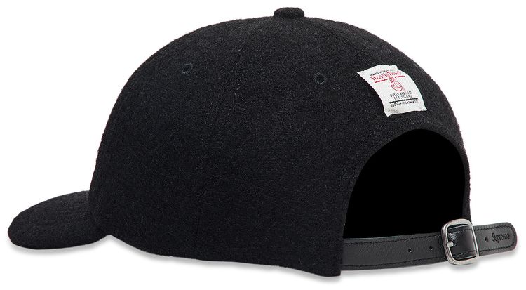 Supreme Harris Tweed 6 Panel Black