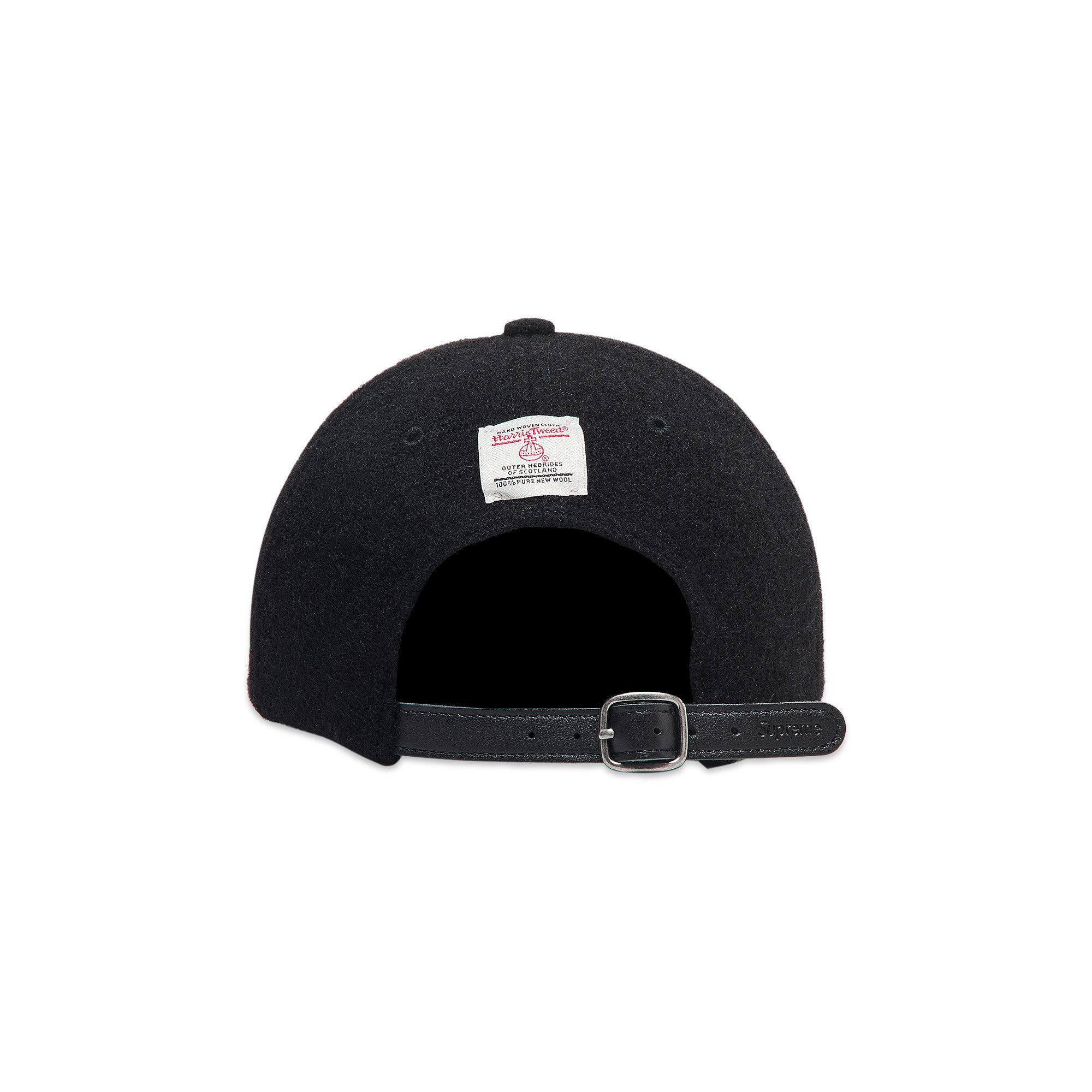 Buy Supreme Harris Tweed 6-Panel 'Black' - FW24H100 BLACK | GOAT SA