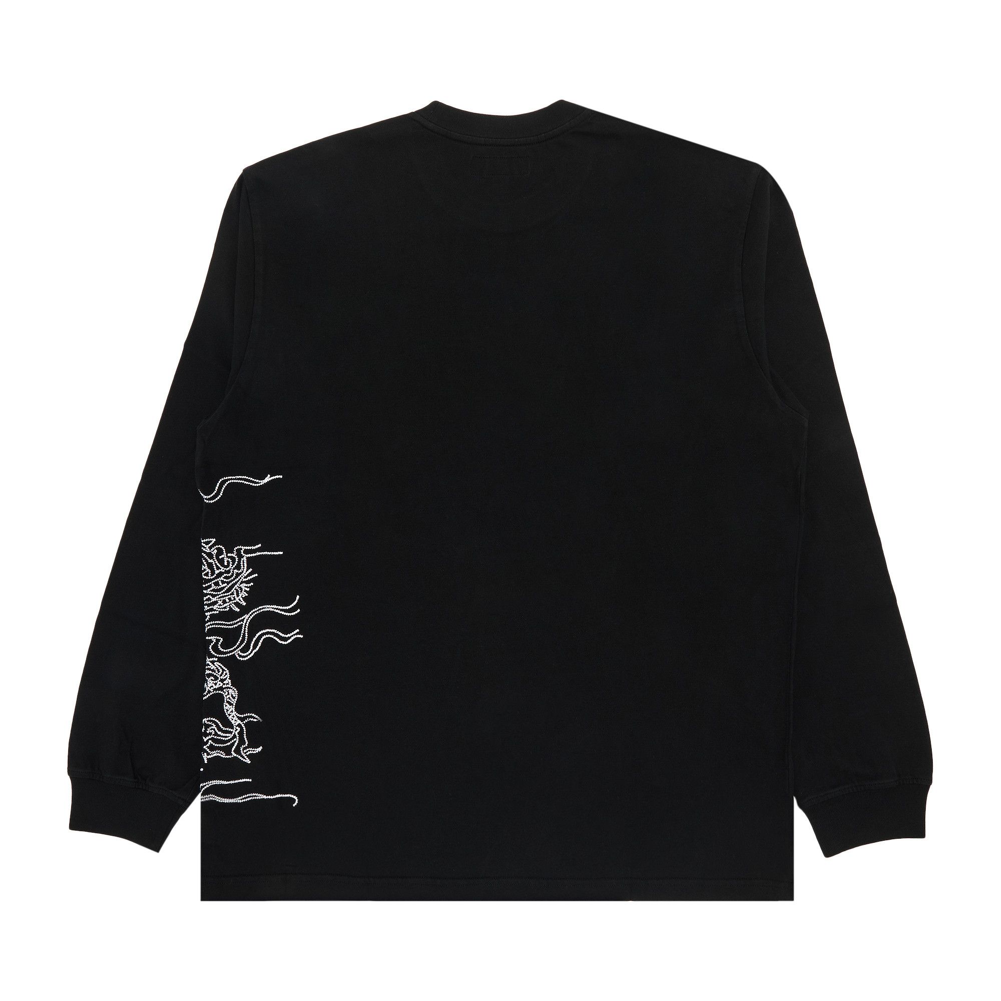 Buy Supreme Dragon Embroidered Long-Sleeve Top 'Black