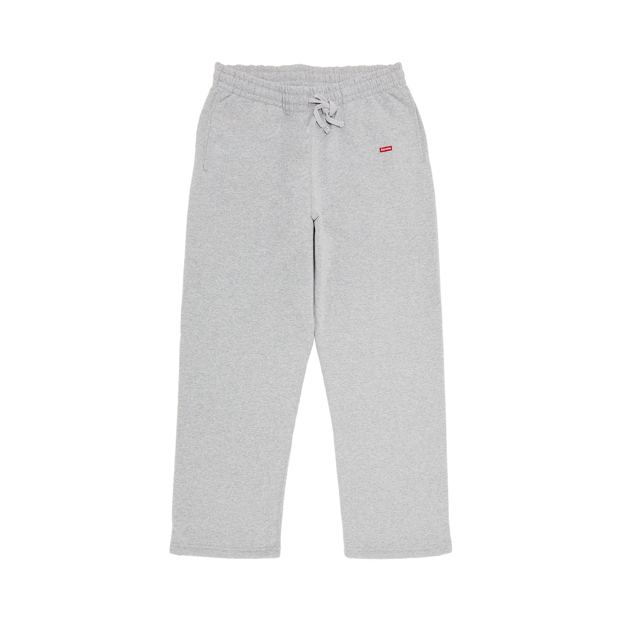 Size l Supreme Small Box Drawcord Sweatpant 'Heather Grey'