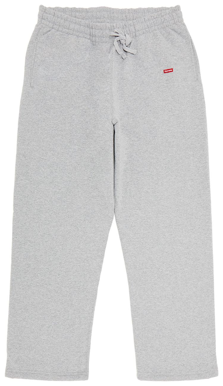 Supreme Small Box Drawcord Sweatpant Heather Grey