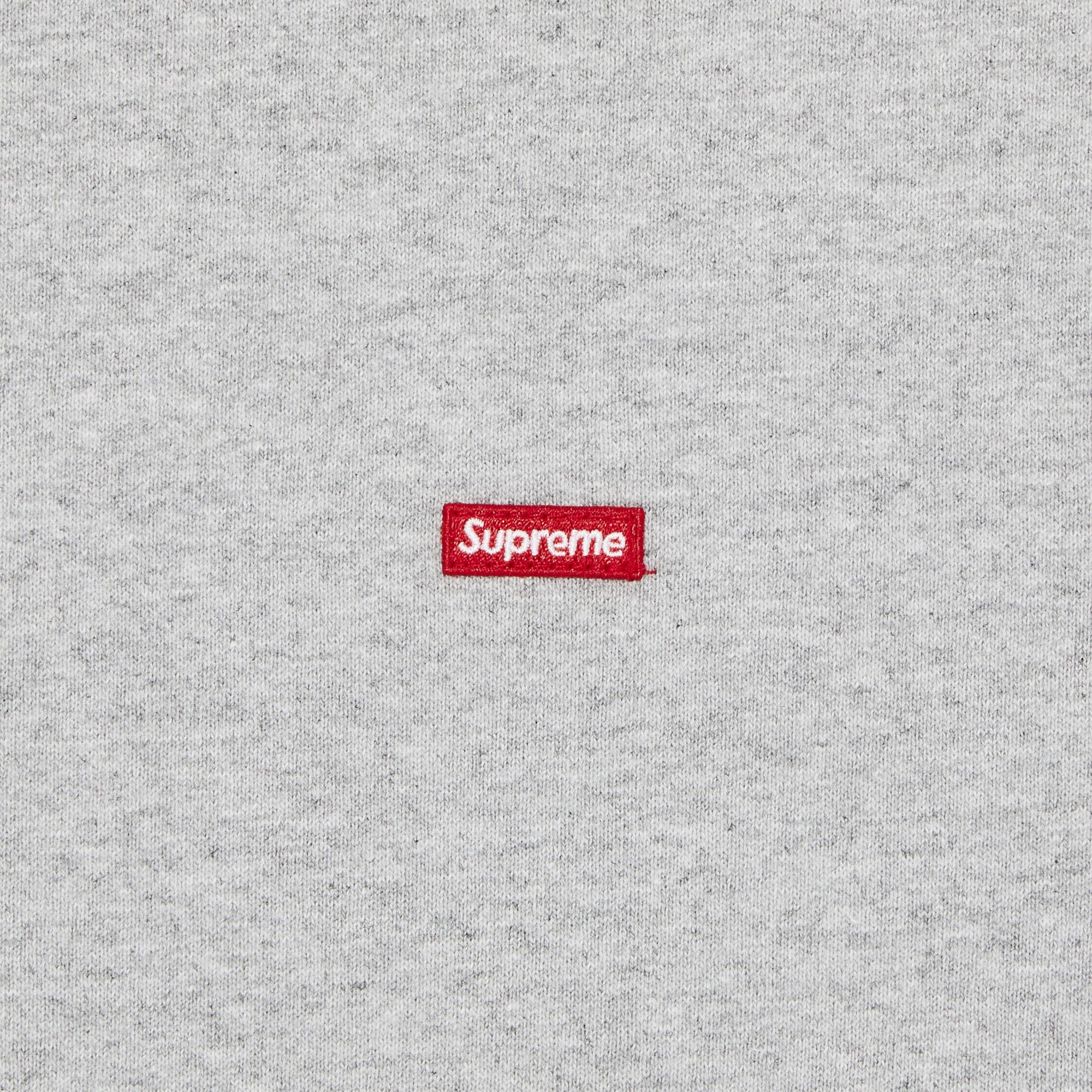 トップス Supreme Small Box Crewneck Heather Grey Supreme Small Box Logo Sweatshirt | Grey | FARFETCH