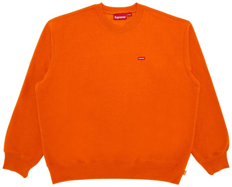 Supreme Small Box Crewneck Rust Orange