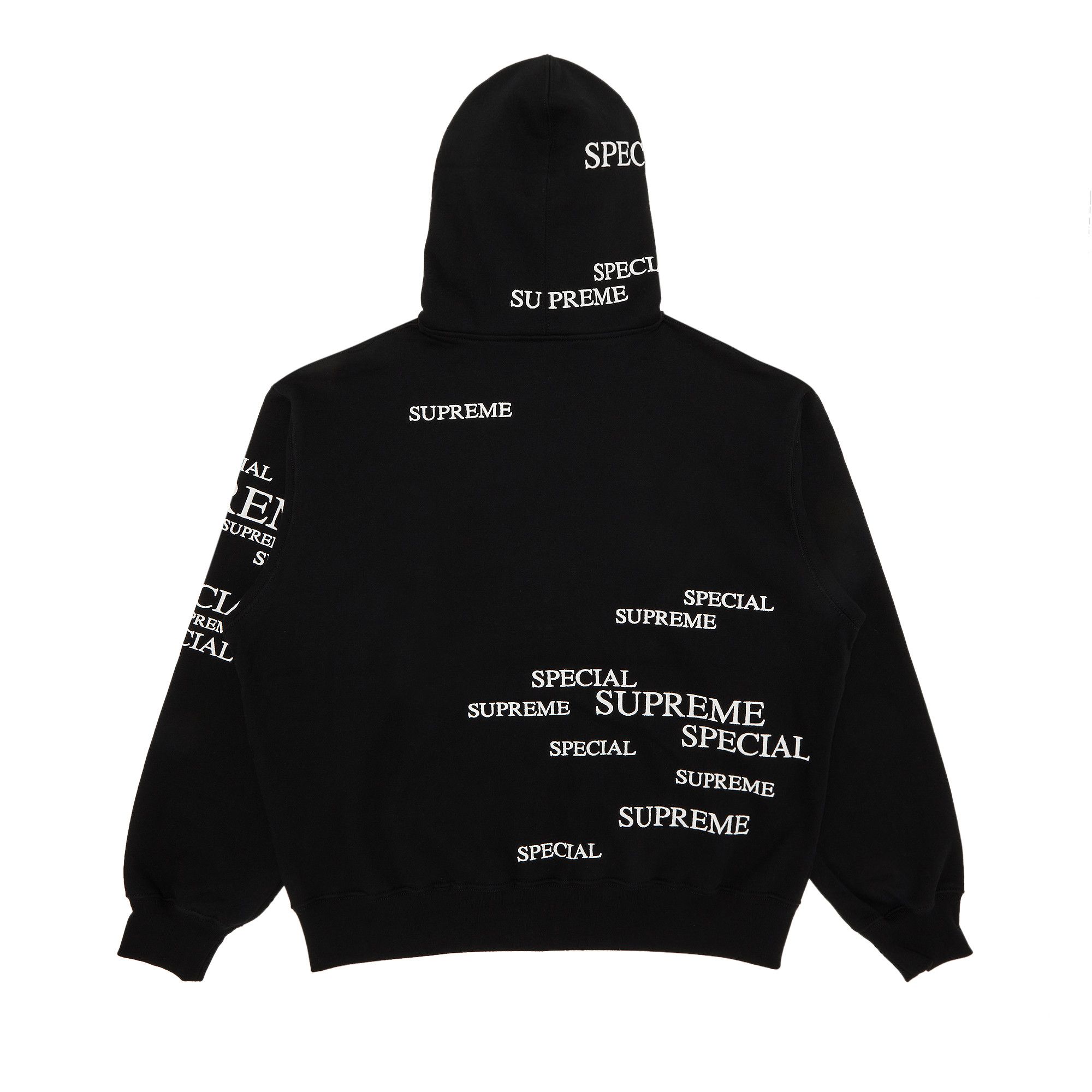 Buy Supreme Special Zip Up Hooded Sweatshirt 'Black' - FW24SW66 BLACK | GOAT