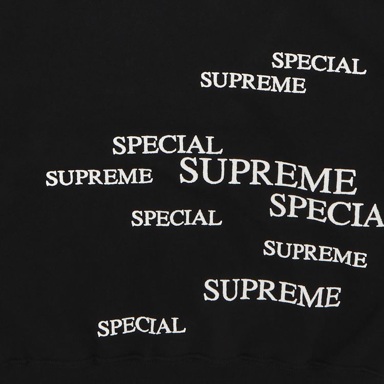 Supreme Special Zip Up Hooded Sweatshirt Black