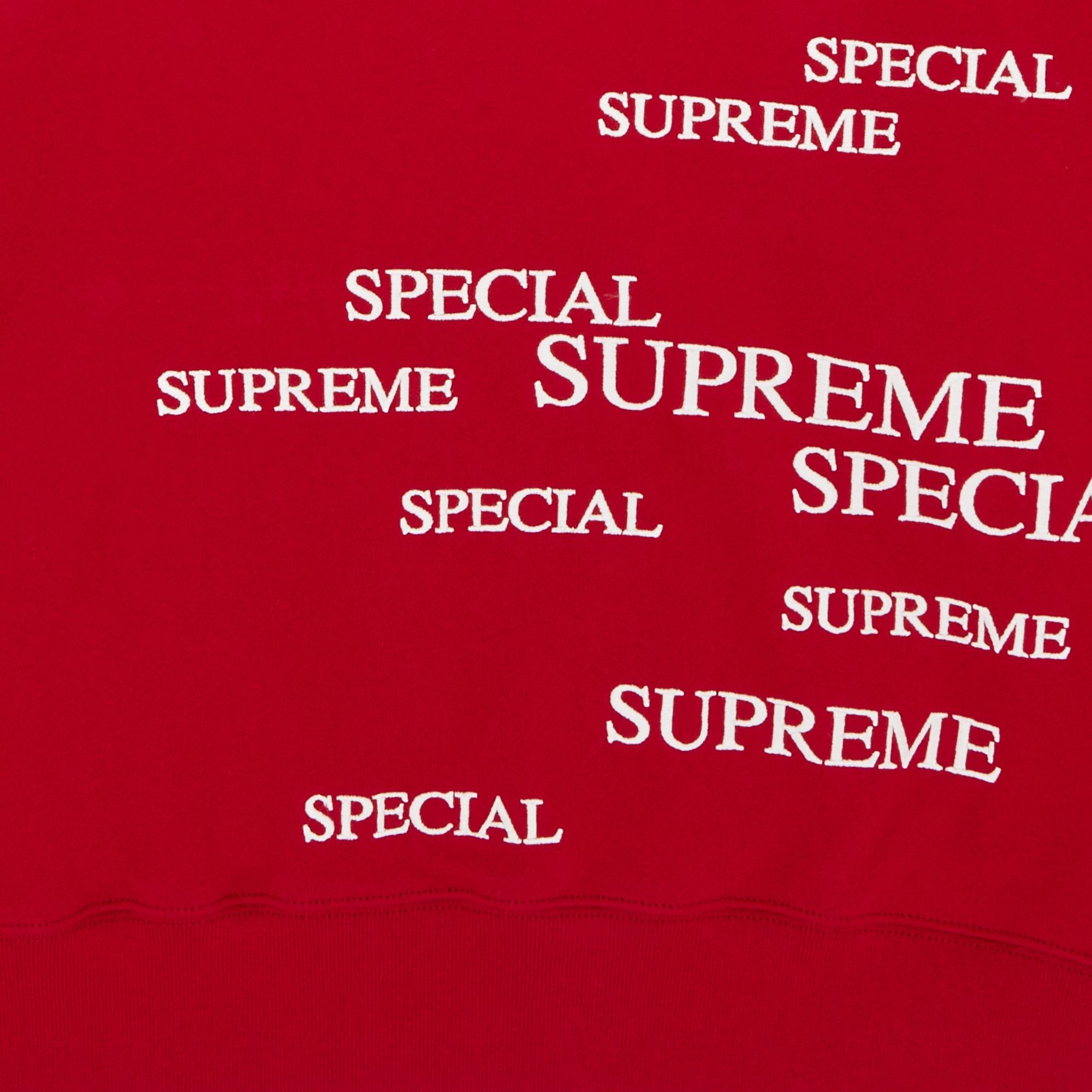 Buy Supreme Special Zip Up Hooded Sweatshirt 'Red Buy Supreme Special Zip Up Hooded Sweatshirt 'Red