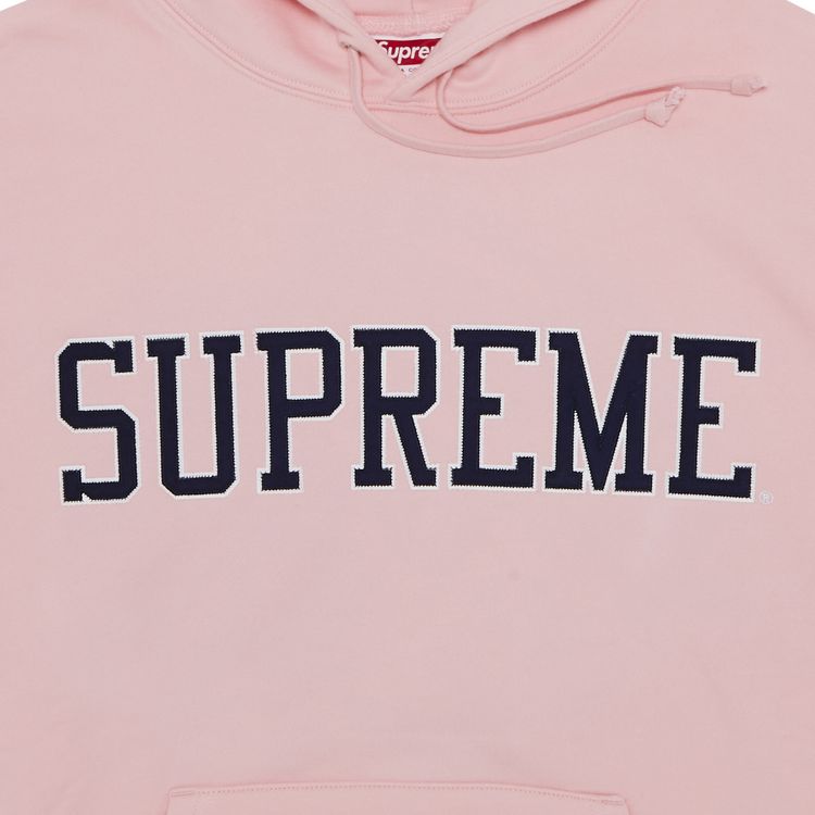Supreme x Mitchell  Ness NCAA Hooded Sweatshirt Pink