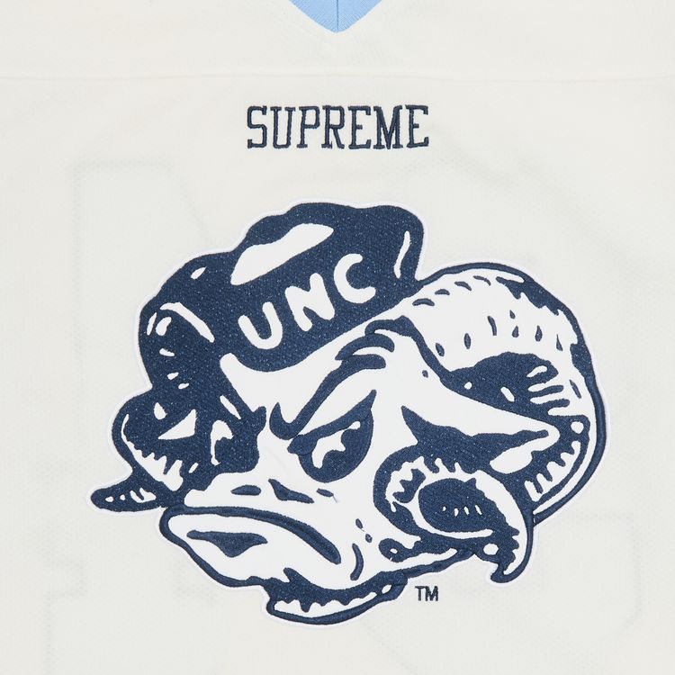 Supreme x Mitchell  Ness NCAA Hockey Jersey White