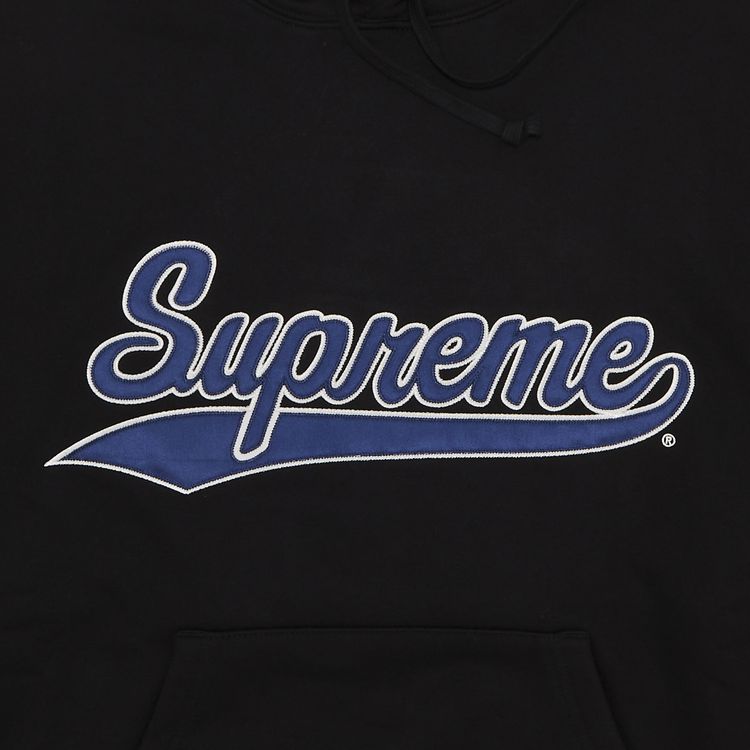 Supreme x Mitchell  Ness NCAA Hooded Sweatshirt Black