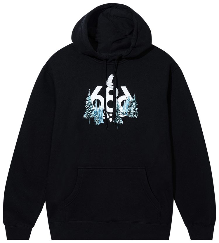 Anti Social Social Club x 686 Hardpack Hoodie Black