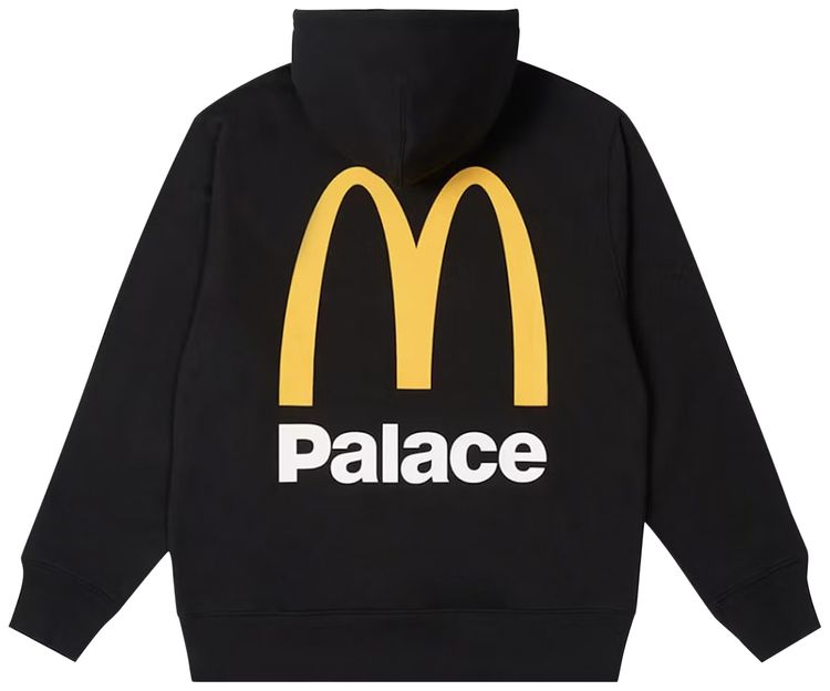 Palace x McDonalds Logo Hoodie Black