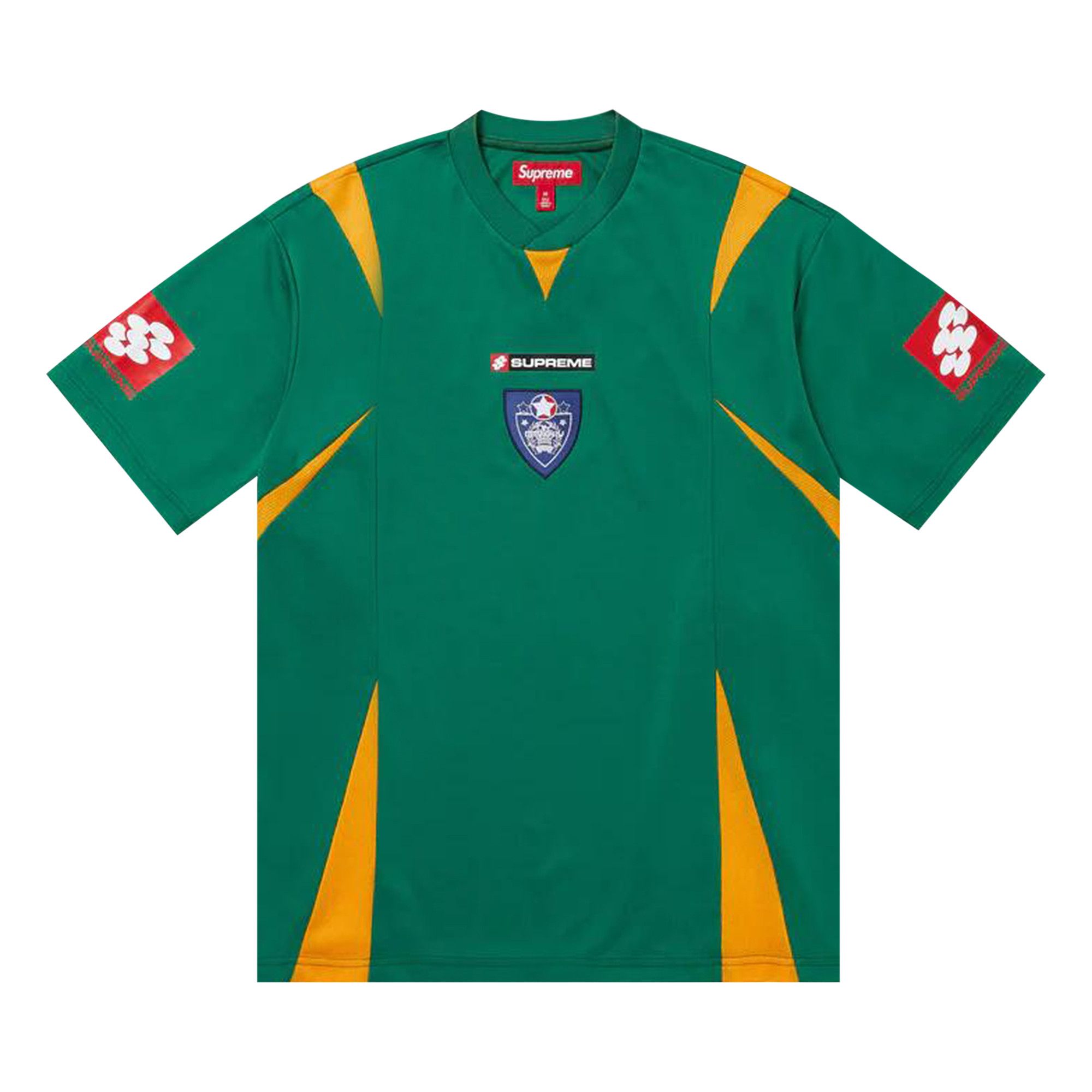 Buy Supreme Crest Soccer Jersey 'Green' - FW24KN15 GREEN | GOAT