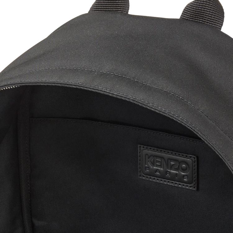 Kenzo Varsity Embroidered Backpack Black
