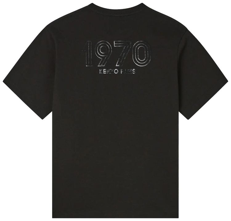 Kenzo Archive 1970 Oversize T Shirt Black