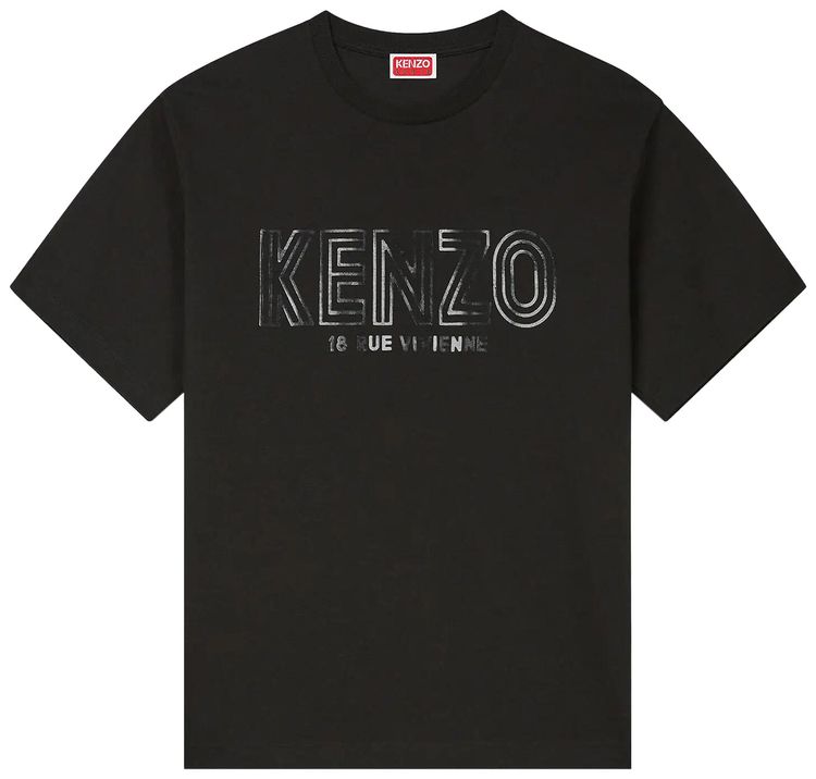 Kenzo Archive 1970 Oversize T Shirt Black