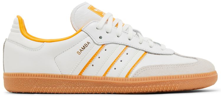 Adidas Samba OG J White Crew Yellow