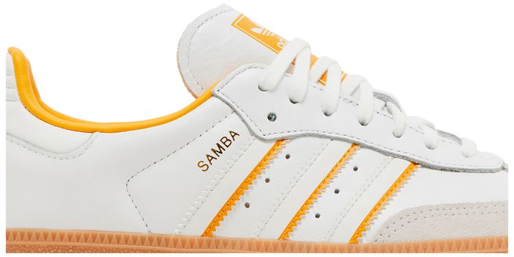 Adidas Samba OG J White Crew Yellow