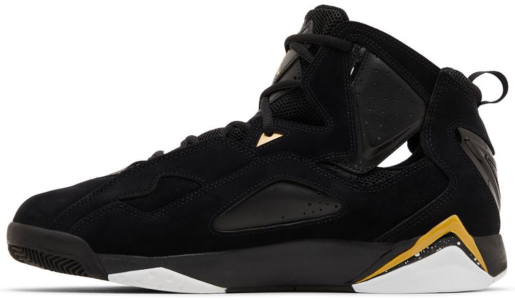 Jordan True Flight Black Metallic Gold Speckled