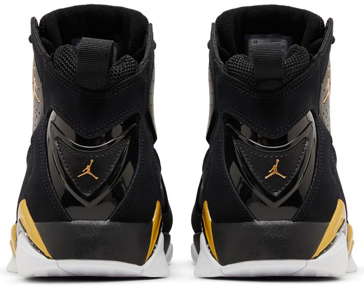 Jordan True Flight Black Metallic Gold Speckled