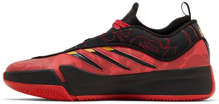 BAPE x adidas Dame 9 Black Scarlet