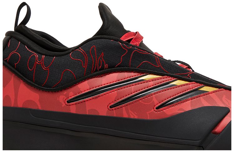 BAPE x adidas Dame 9 Black Scarlet