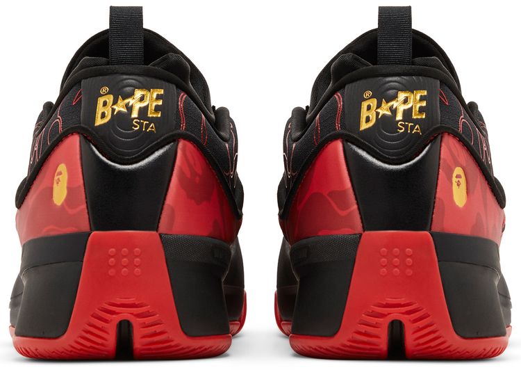 BAPE x adidas Dame 9 Black Scarlet