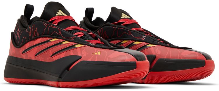 BAPE x adidas Dame 9 Black Scarlet