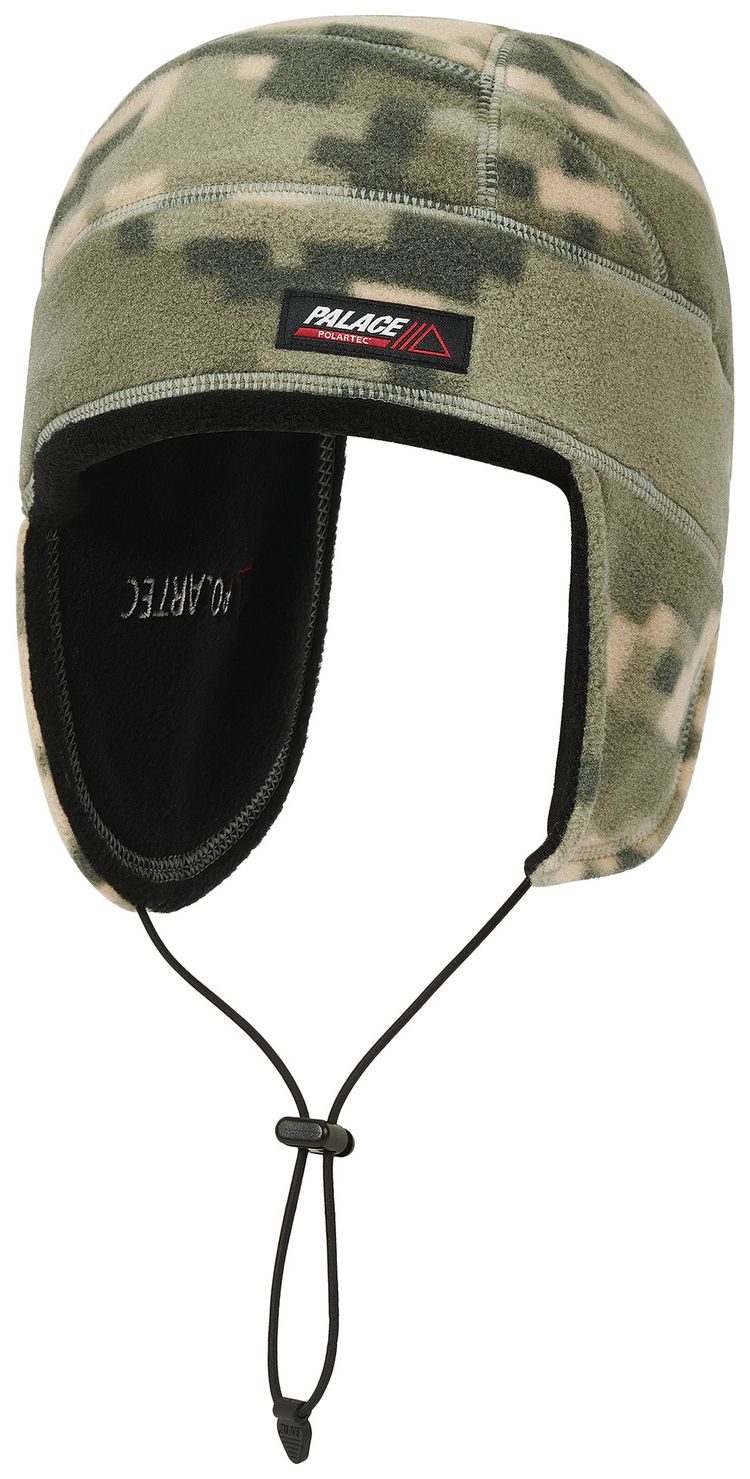 Palace Polartec Earflap Tech Beanie Tiger Digi Camo