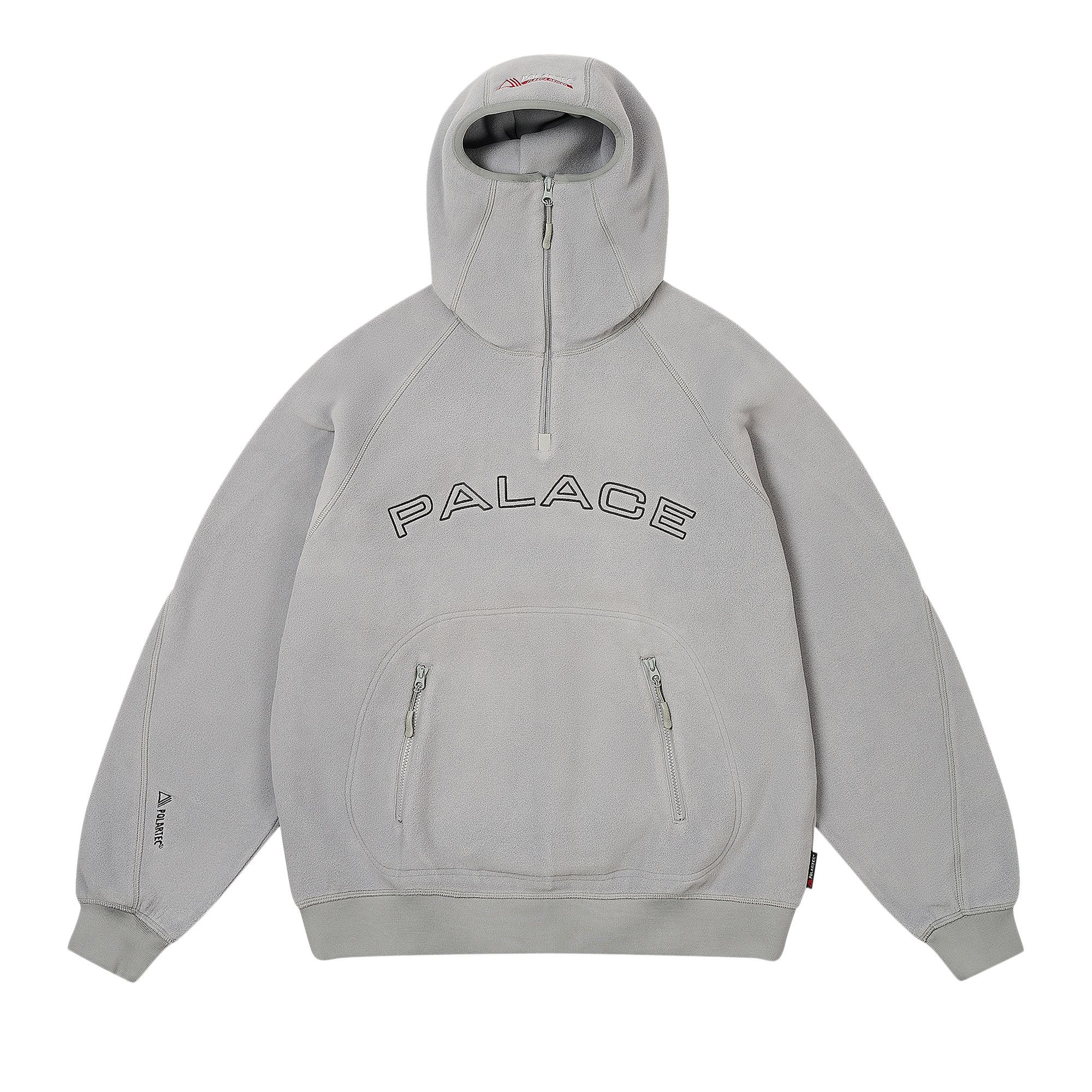Buy Palace Polartec Shadow Hood 'Grey' - P27CS154 | GOAT