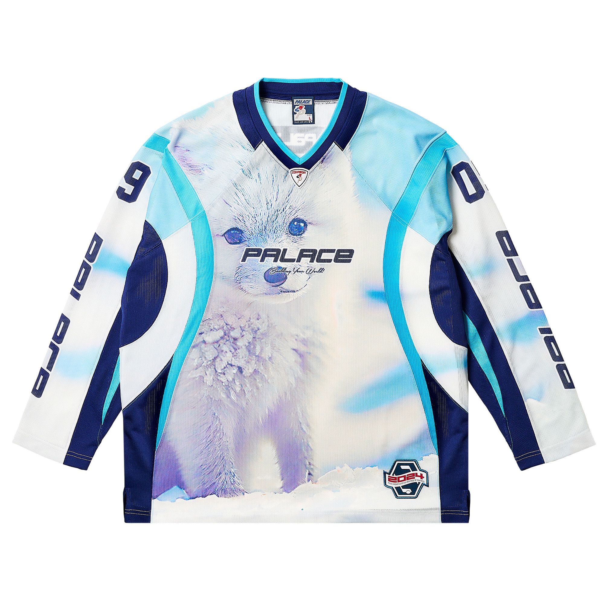 Buy Palace Building Your World Hockey Jersey 'Blue' - P27ES065 | GOAT