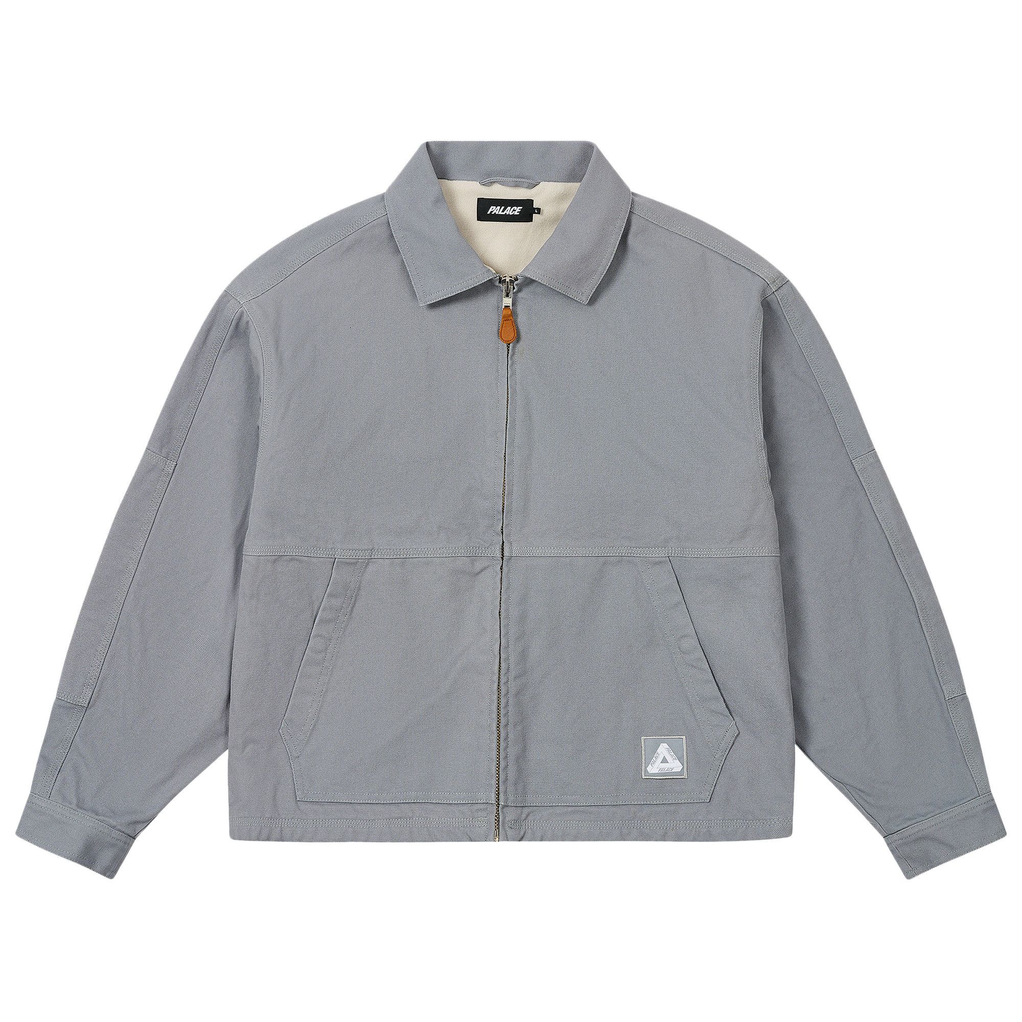 Buy Palace Utility Fleece Jacket 'Grey' - P27JK076 | GOAT AE