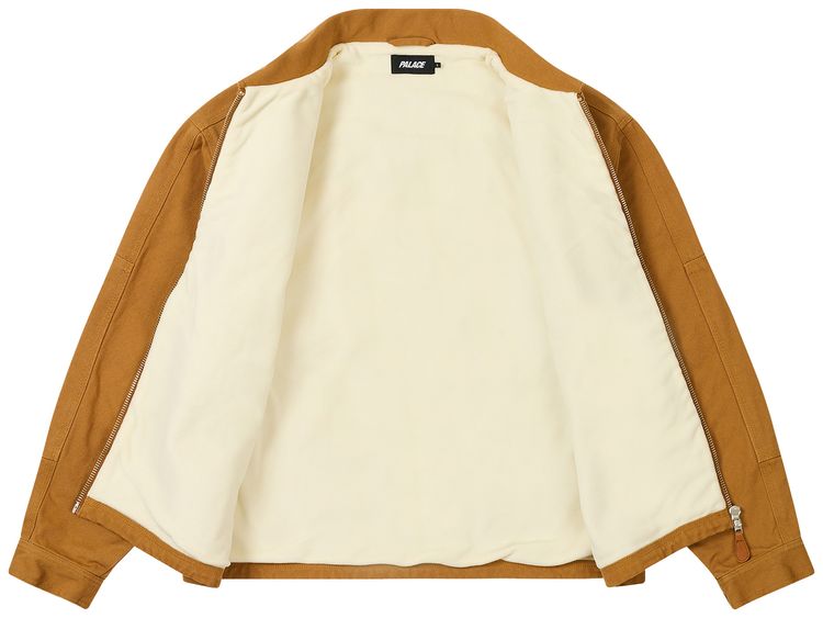 Palace Utility Fleece Jacket Brown