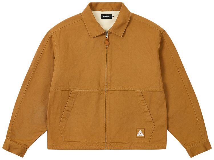 Palace Utility Fleece Jacket Brown