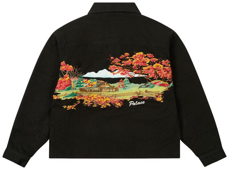 Palace Utility Fleece Jacket Black